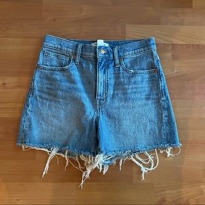 Madewell High Rise Shorts in Maldenwash